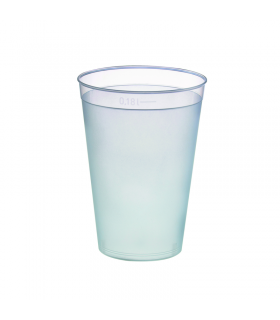Gobelet plastique PP réutilisable "Optimal"   H87mm 195ml -40Pcs