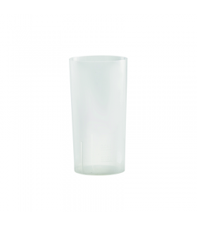 Verre longdrink plastique PP réutilisable "Optimal"   H108mm 215ml -10Pcs