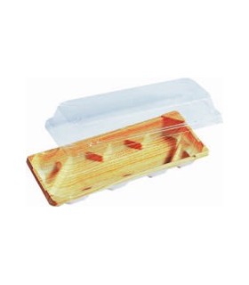 Couvercle rectangulaire dôme transparent en plastique 170x70mm H30mm -1000Pcs