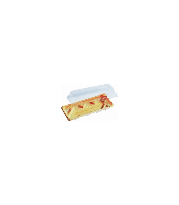 Couvercle rectangulaire dôme transparent en plastique 170x70mm H30mm -1000Pcs