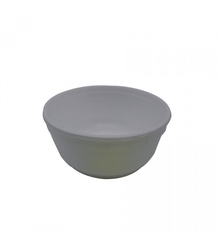 Bol à soupe isotherme plastique EPS blanc   H55mm 340ml -500Pcs