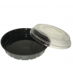 Saladier plastique PS rond noir  H75mm 1000ml -300Pcs