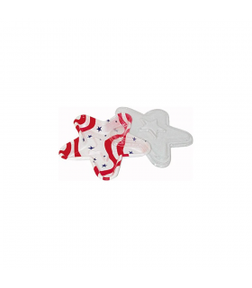 Barquette plastique décor "étoile USA" -250Pcs