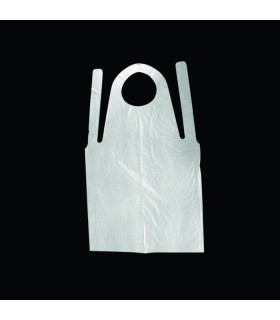 Tablier plastique PE blanc 750x1 220mm -200Pcs