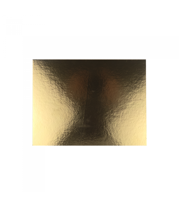 SEMELLE CARTON RECTANGULAIRE OR/ARGENT 120x100mm H1mm -50Pcs