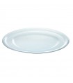 Assiette plastique ronde transparente -500Pcs