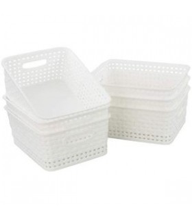 Panier plastique tressé beige 170x125mm H50mm -1000Pcs