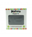 Serviette coton gris pour cocktail 200x195mm -20Pcs