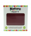 Serviette coton rouge pour cocktail 200x195mm -20Pcs