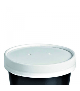 Couvercle carton blanc chaud et froid -50Pcs