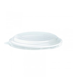 Couvercle plat transparent en plastique RPET -50Pcs
