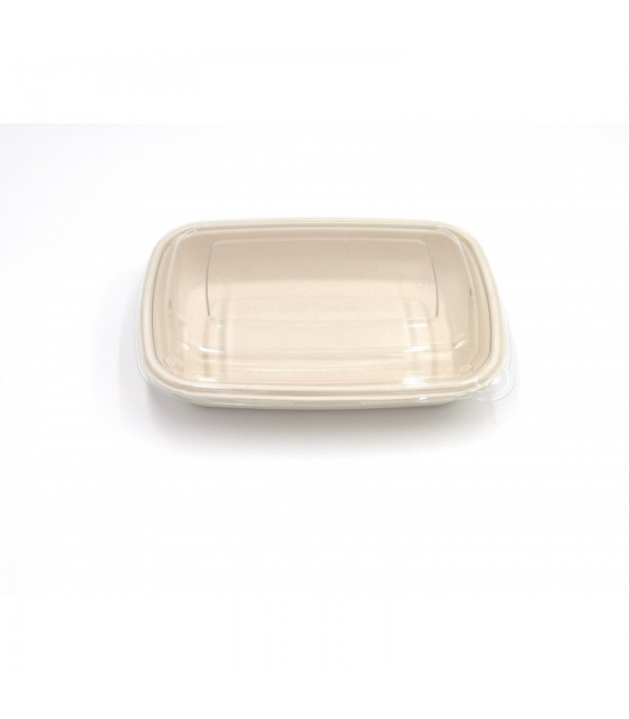 Couvercle dôme rectangulaire transparent en plastique PET 181x167mm H9mm -50Pcs