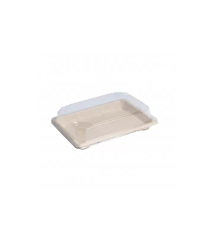 Couvercle dôme transparent en plastique PET 141x99mm H7mm -50Pcs