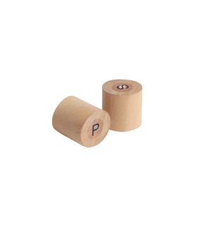Mini set bambou sel et poivre  H40mm -6Pcs