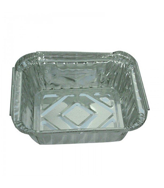 Barquette aluminium rectangulaire 145x122mm H40mm 450ml -100Pcs