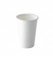 Gobelet AirCup en carton blanc  H110mm 350ml -50Pcs