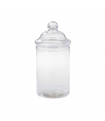 Couvercle dôme transparent en forme de bonbonnière en plastique PP, à visser  H55mm -225Pcs Couvercle dôme transparent en forme de bonbonnière en plastique PP, à visser  H55mm -225Pcs