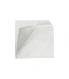 Sac papier blanc ingraissable ouvert sur 2 côtés  110x110mm -1000Pcs