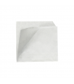 Sac papier blanc ingraissable ouvert sur 2 côtés  110x110mm -1000Pcs