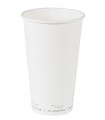 Gobelet Eden blanc en carton sans plastique, Waterbased  H136mm 470ml -50Pcs