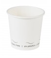Gobelet Eden blanc en carton sans plastique, Waterbased  H60mm 90ml -50Pcs