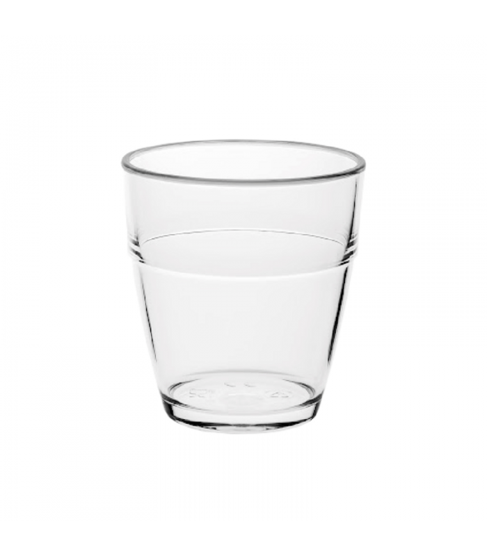 CUPOLY Verre en PET réemployable transparent empilable  82,4 H74mm 232ml -120Pcs