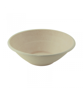 Bol rond brun en pulpe "Poke"   H63mm 950ml -125Pcs