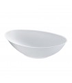 Bol ovale blanc en pulpe "BioNchic" 270x165mm H77mm 1500ml -100Pcs