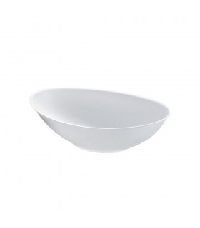 Bol ovale blanc en pulpe "BioNchic"  225x135mm H55mm 750ml -125Pcs