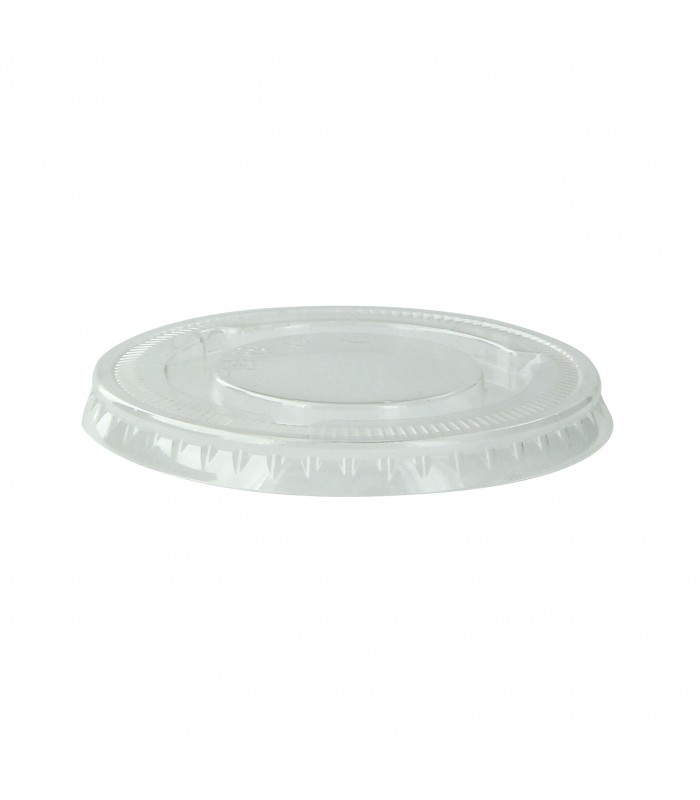 Couvercle transparent plat en plastique PET  H8mm -125Pcs