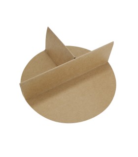 Diviseur 3 parties en carton brun 160mm H51mm -360Pcs