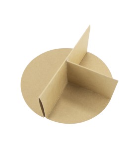 Diviseur 3 parties en carton brun 162mm H69mm -360Pcs