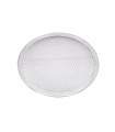 Grille à pizza ronde aluminium à fond ajouré  H4mm -12Pcs