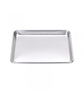 plateau de service en aluminium 330x254mm H25,4mm -12Pcs