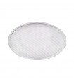Grille à pizza ronde aluminium à fond ajouré  H4mm -12Pcs