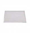 Grille à pizza rectangulaire aluminium à fond ajouré 600x400mm H10mm -12Pcs
