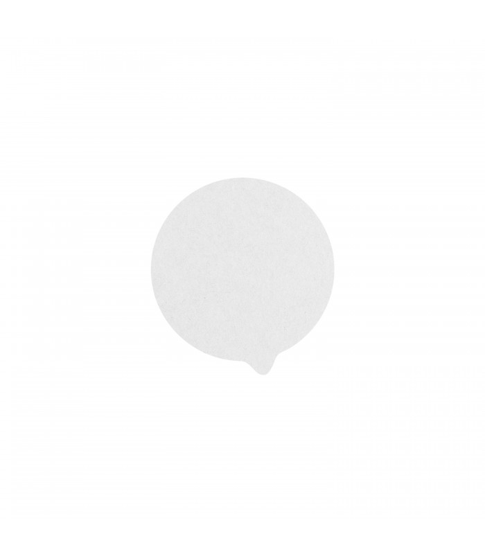 Opercule scellable en papier blanc -1000Pcs