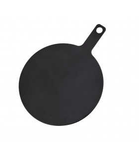Phoenix Planche ronde noire en fibre de bois 288x203mm H6mm -6Pcs