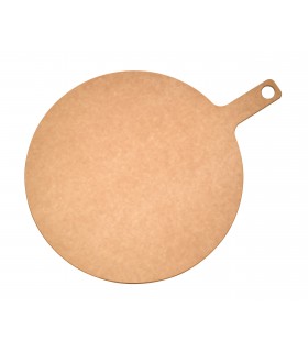 Phoenix  Planche ronde couleur naturel en fibre de bois 340x255mm H6mm -6Pcs