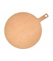 Phoenix  Planche ronde couleur naturel en fibre de bois 340x255mm H6mm -6Pcs
