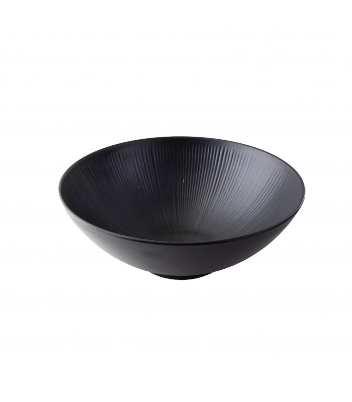 Black Phoenix bol noir ré-employable  H73mm 900ml -12Pcs
