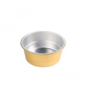 Opseal Pot aluminium couleur or/argenté   H55mm 620ml -50Pcs