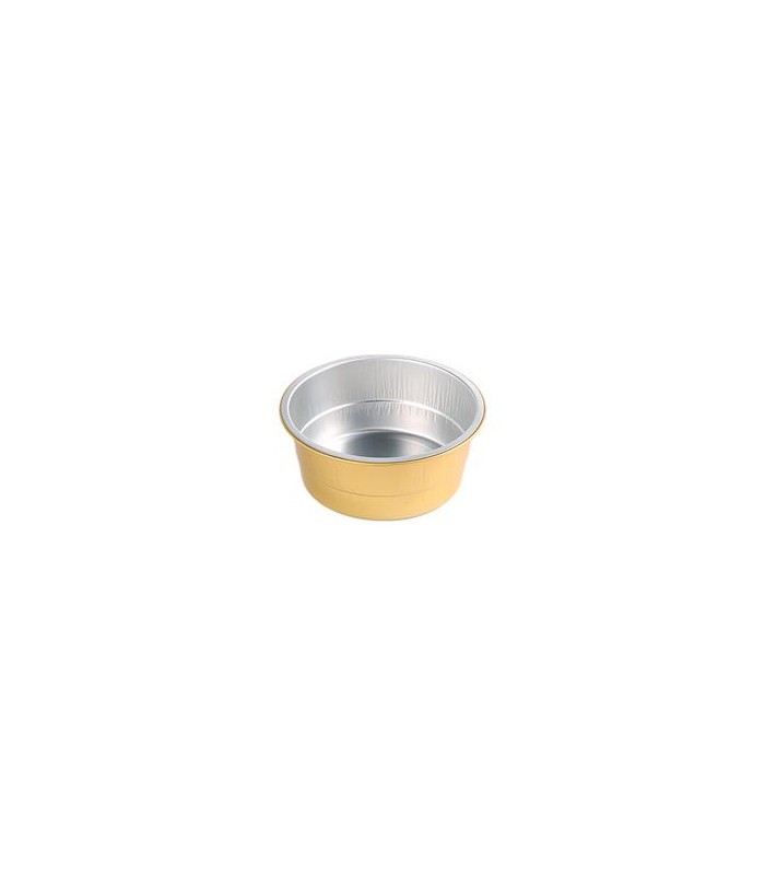 Opseal Pot aluminium couleur or/argenté   H55mm 620ml -50Pcs