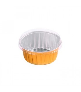 Opseal Pot aluminium couleur or   H35mm 125ml -50Pcs