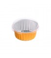 Opseal Pot aluminium couleur or   H35mm 125ml -50Pcs