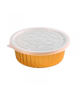 Opseal Couvercle translucide PP pour pot 210LU1801370 -50Pcs