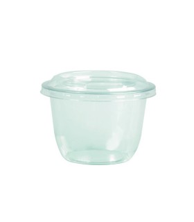 Pot à dessert en plastique PET transparent  H52mm 230ml -50Pcs