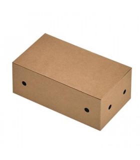 Boîte Kraft 9 Nuggets  140x78mm H53mm -50Pcs