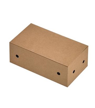 Boîte Kraft 9 Nuggets  140x78mm H53mm -50Pcs