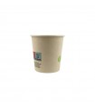 Gobelet en fibre de bambou avec laminage plastique PE   H60mm 90ml - 1000Pcs